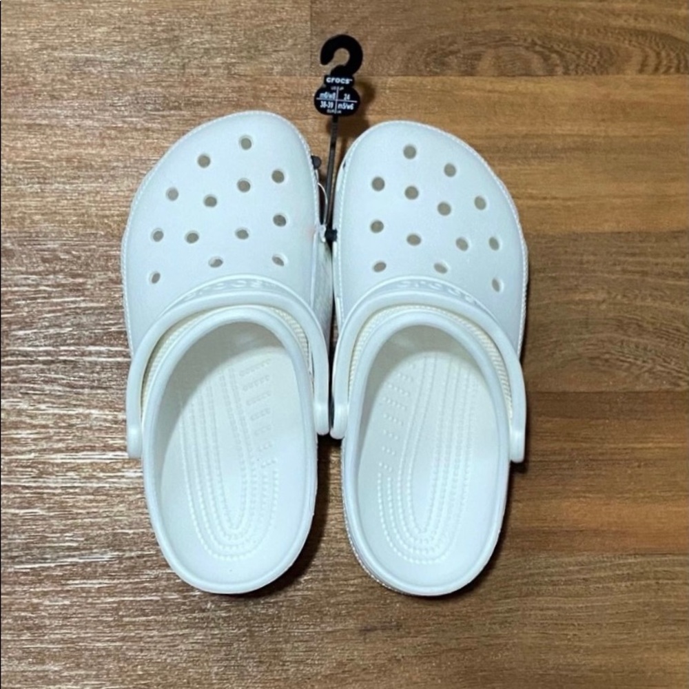 White Crocs
